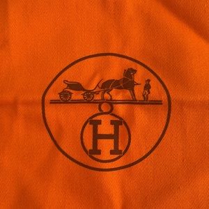 Set of 3 Hermes dust covers 🧡plus FREE purse/hair tie!